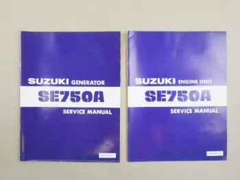 Suzuki SE750A Generator Engine Unit Service Manual Werkstatthandbuch 1995