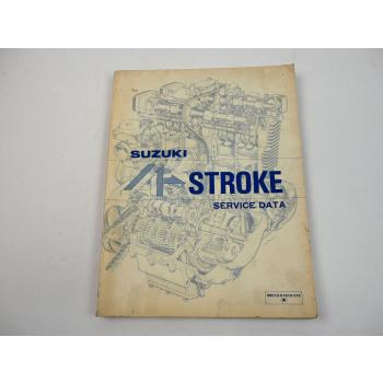 Suzuki Service Data 4 Stroke Engines BJ 1981