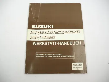 Suzuki SQ416/420/625 Grand Vitara Werkstatthandbuch Getriebe Differential 1998