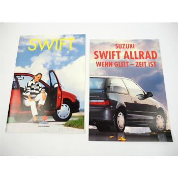 Suzuki Swift 1,0 1,3 1,6 l Allrad PKW 2x Prospekt 1993