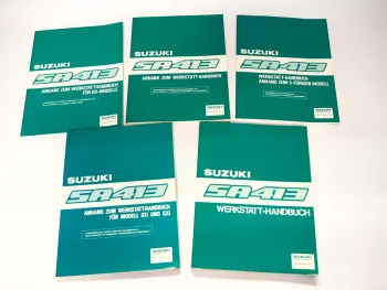 Suzuki Swift SA413 + GTI GXI GS Werkstatthandbuch 1984 - 1986 Reparaturanleitung
