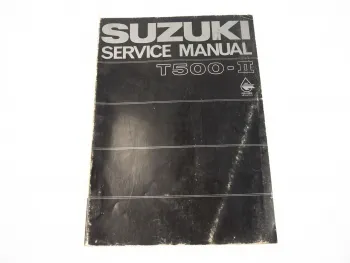 Suzuki T500-II Werkstatthandbuch Wartung Service Manual 1976 Reparaturanleitung