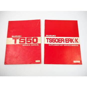 Suzuki TS50 ER ERK K Service Manual Werkstatthandbuch 1979/81