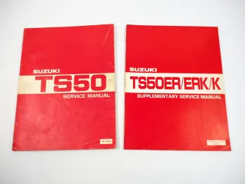 Suzuki TS50 ER ERK K Service Manual Werkstatthandbuch 1979/81
