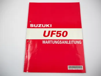 Suzuki UF50 Werkstatthandbuch ab2000 Reparaturanleitung Wartungsanleitung Roller