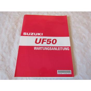Suzuki UF50 Werkstatthandbuch Wartungsanleitung Reparaturhandbuch von 2000