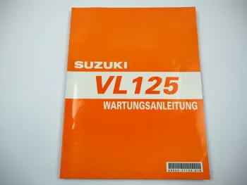 Suzuki VL125 Intruder Werkstatthandbuch 2000 Reparaturanleitung Wartung Deutsch