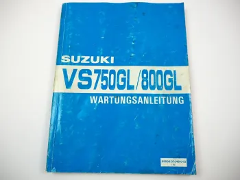 Suzuki VS750 800 GL Intruder Werkstatthandbuch 1986-1994 Reparaturanleitung Wartungsanleitung