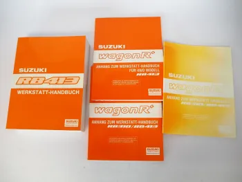 Suzuki Wagon R / R+ 4WD Reparaturanleitungen Werkstatthandbuch RB413 RB310