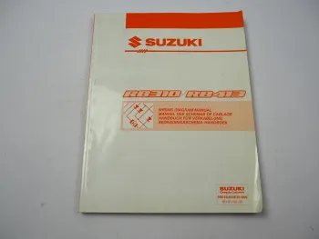 Suzuki Wagon R RB310 RB413 Elektrische Schaltpläne 2002 Werkstatthandbuch