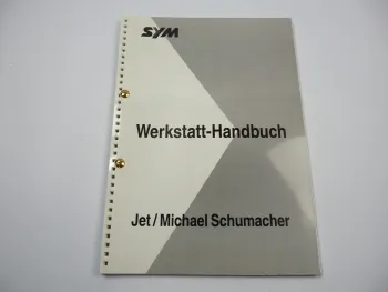 Sym Jet Michael Schumacher Motorroller Werkstatthandbuch Reparaturanleitung