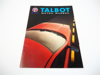 Talbot Matra Murena 1.6 1.8 Sport Coupe 1981 technische Daten Ausstattung