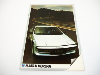 Talbot Matra Murena Sport Coupe 1983 technische Daten Ausstattung