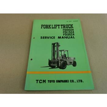 TCM FD100Z4 FD115Z4 FD135Z4 Service Manual Werkstatthandbuch 1981