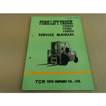 TCM FD35Z5 FD38Z FD40Z2 Service Manual Werkstatthandbuch 1980