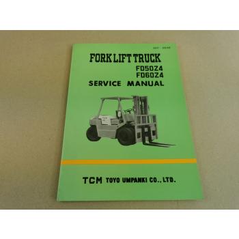TCM FD50Z4 FD60Z4 Service Manual Werkstatthandbuch 1977