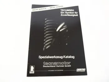 Tecumseh Spezialwerkzeug Katalog für Motoren Peerless Getriebe 1984