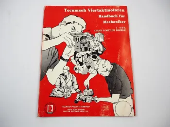 Tecumseh Viertakt Motor 3 bis 10 PS Werkstatthandbuch Reparaturanleitung