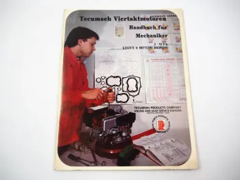 Tecumseh Viertaktmotoren 3 bis 10 PS Werkstatthandbuch Reparaturhandbuch 1983