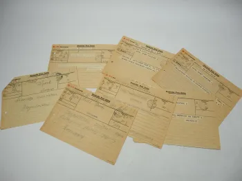 Telegramme Deutsche Post Osten 1942 Krakau Zakopane Neu Sandez Radom