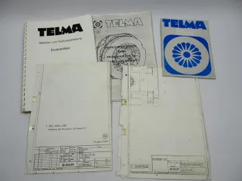 Telma Bremse Retarder für Krupp Kran K100 H100 Betriebsanleitung ETL Schaltplan