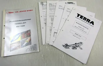 Terra Jet Serie A und B Ersatzteilkatalog Ersatzteilliste + Produktinformation