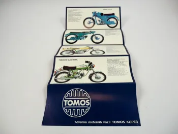 Tomos Mofa Moped Jugoslawien Slowenien Koper Prospekt 1970er Jahre