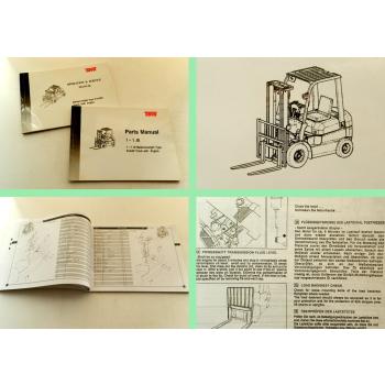 Toyo 1-1.8t Gabelstapler Betriebsanleitung Ersatzteilliste service manual part