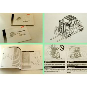 Toyo 4-5t Gabelstapler Bdienungsanleitung Ersatzteilliste service manual part