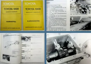 Toyota 1000 Werkstatthandbuch Reparaturanleitung 1977