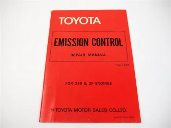 Toyota 21R 2F Engine Emission control Repair manual Land Cruiser FJ40 FJ43 45 60