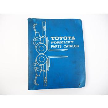 Toyota 2FD FG 2FG 50 60 Forklift Gabelstapler Parts Catalog Ersatzteilliste1976