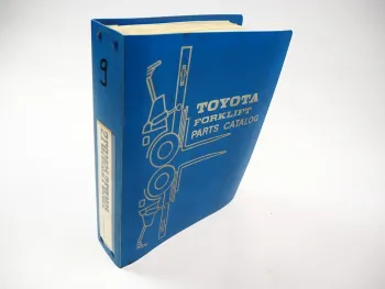 Toyota 2FG20 25 & 2FD20 25 Forklift Truck Parts Catalog Ersatzteilliste 1973/2