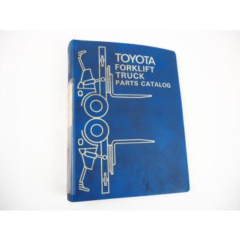 Toyota 3FD/3FG 20 25 FD/FG 23 Forklift Gabelstapler Attachment Parts Catalog1980