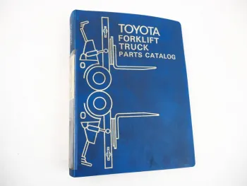 Toyota 3FD/3FG 20 25 FD/FG 23 Forklift Gabelstapler Attachment Parts Catalog1980
