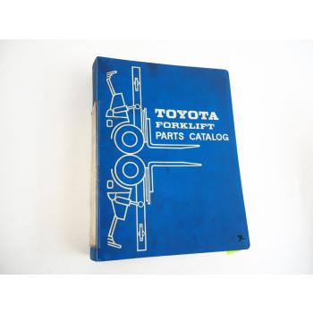 Toyota 3FD 3FG 40-3FD 50 60 Forklift Ersatzteilliste Parts Catalog 1977