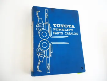 Toyota 3FD 3FG 40-3FD 50 60 Forklift Ersatzteilliste Parts Catalog 1977