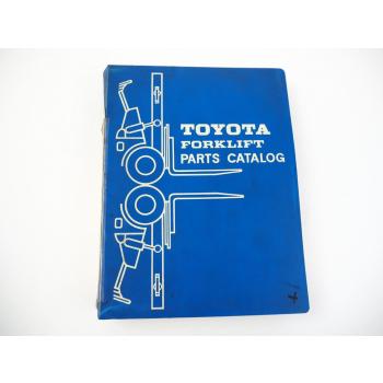 Toyota 3FD 3FG 40-3FD 50 60 Forklift Parts Catalog Ersatzteilliste 1977