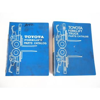 Toyota 3FG 2FD 10 14 15 Forklift Gabelstapler Parts Catalog Ersatzteilliste1976