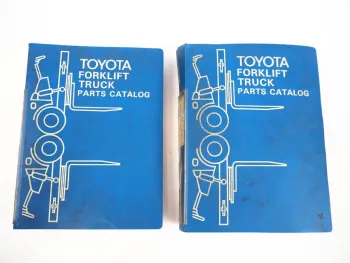 Toyota 3FG 2FD 10 14 15 Forklift Gabelstapler Parts Catalog Ersatzteilliste1980