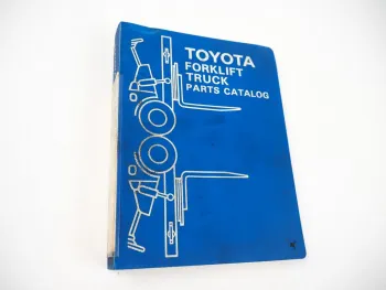 Toyota 3FG/3FD 20 25 30 FD/FD 23 28 2FG30 Forklift Main Parts Catalog 1978