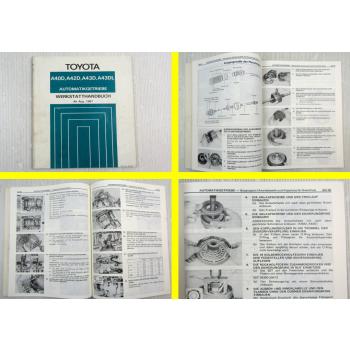 Toyota A40D A42D A43D A43DL Getriebe Werkstatthandbuch ab 1981 Celica Supra