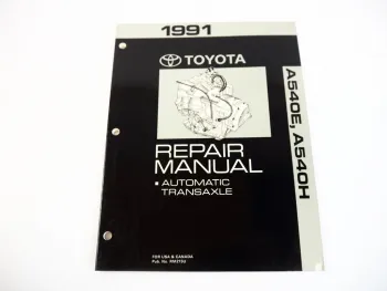 Toyota Camry 1991 Repair Manual Automatic Transaxle A540E A540H