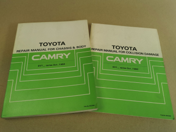 Toyota Camry I SV10 Repair Manual Chassis Body Collision Damage 1982
