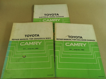 Toyota Camry SV10 Repair Manual Chassis Body Collision Damage Wiringdiagram 1982
