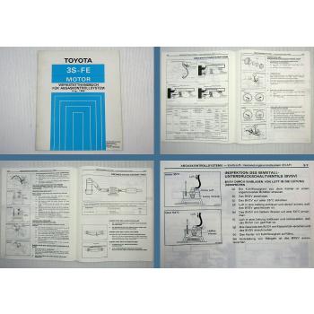 Toyota Camry SV21 3S-FE Motor Abgaskontrollsystem Werkstatthandbuch 1986