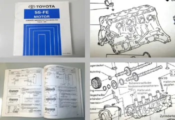 Toyota Camry SXV20 2.2 16V Motor 5S-FE Werkstatthandbuch 1996 Zusatz Reparaturanleitung