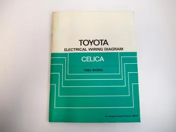 Toyota Celica 1982 RA60 61 63 TA60 Electrical Wiring Diagram
