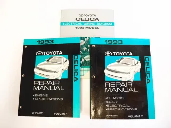 Toyota Celica 1993 Repair Shop Factory Service Manual Electrical Wiring Diagram