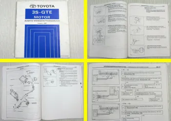 Toyota Celica 4WD 16V Motor 3S-GTE Zusatz Werkstatthandbuch 1991